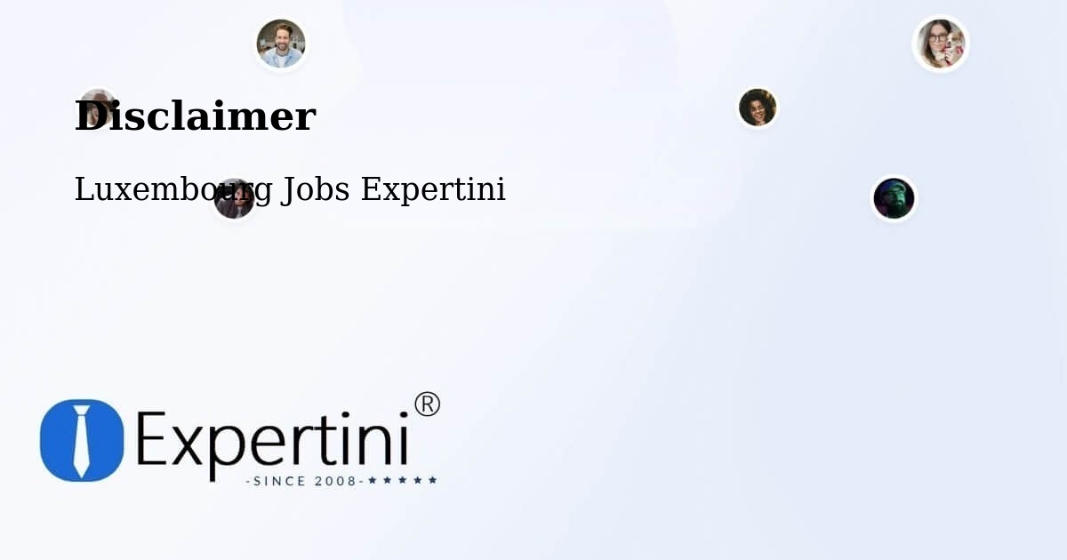 Disclaimer – Hosingen - Luxembourg Jobs Expertini