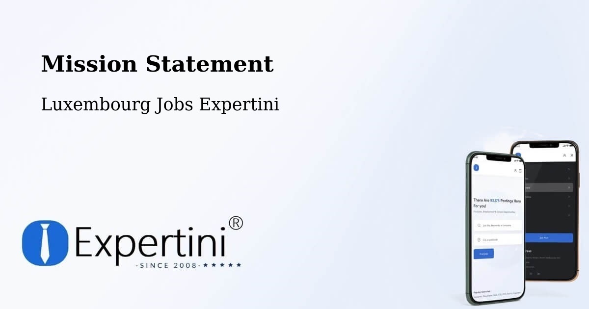 Corporate Mission – Hosingen - Luxembourg Jobs Expertini